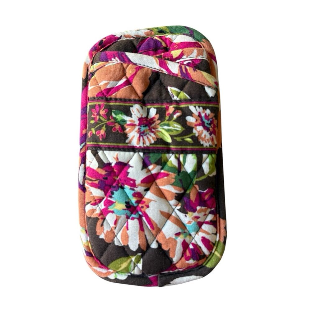 Vera Bradley Multicolored Floral Quilted Glasses Sunglasses Pouch Bag